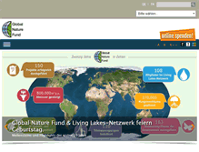 Tablet Screenshot of globalnature.org